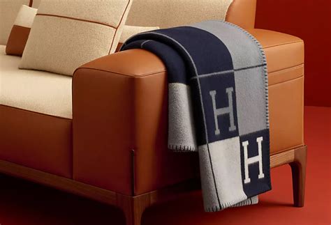 Hermes sofa throw